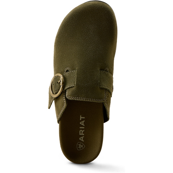 2026 Ariat Womens Country Mule 10080469 - Olive Suede